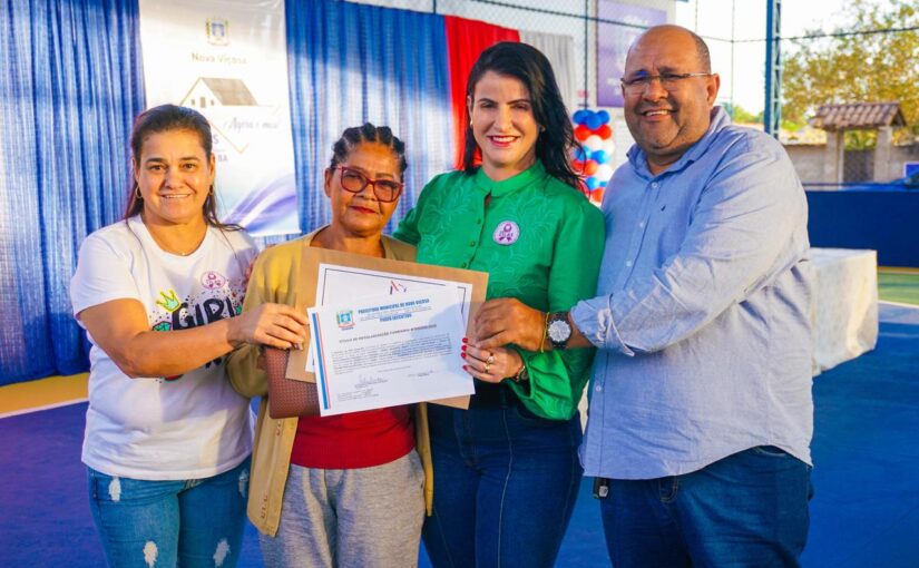 Prefeitura de Nova Viçosa entrega 96 títulos de regularização fundiária no distrito de Argolo